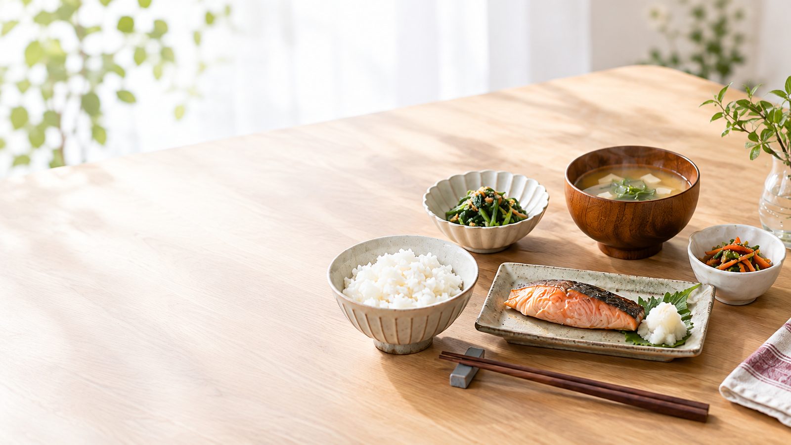 無理なく続けられる、ふだんの和食の食卓