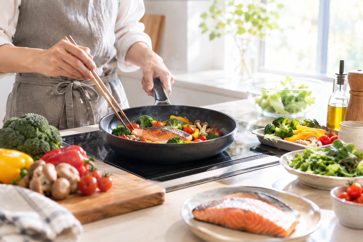 提案した食事を、できる範囲で試してみる